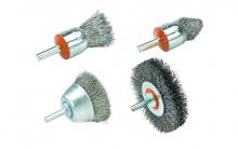 Walter Surface 13C078 - Mounted crimped brush 3/4" diameter with conical shape